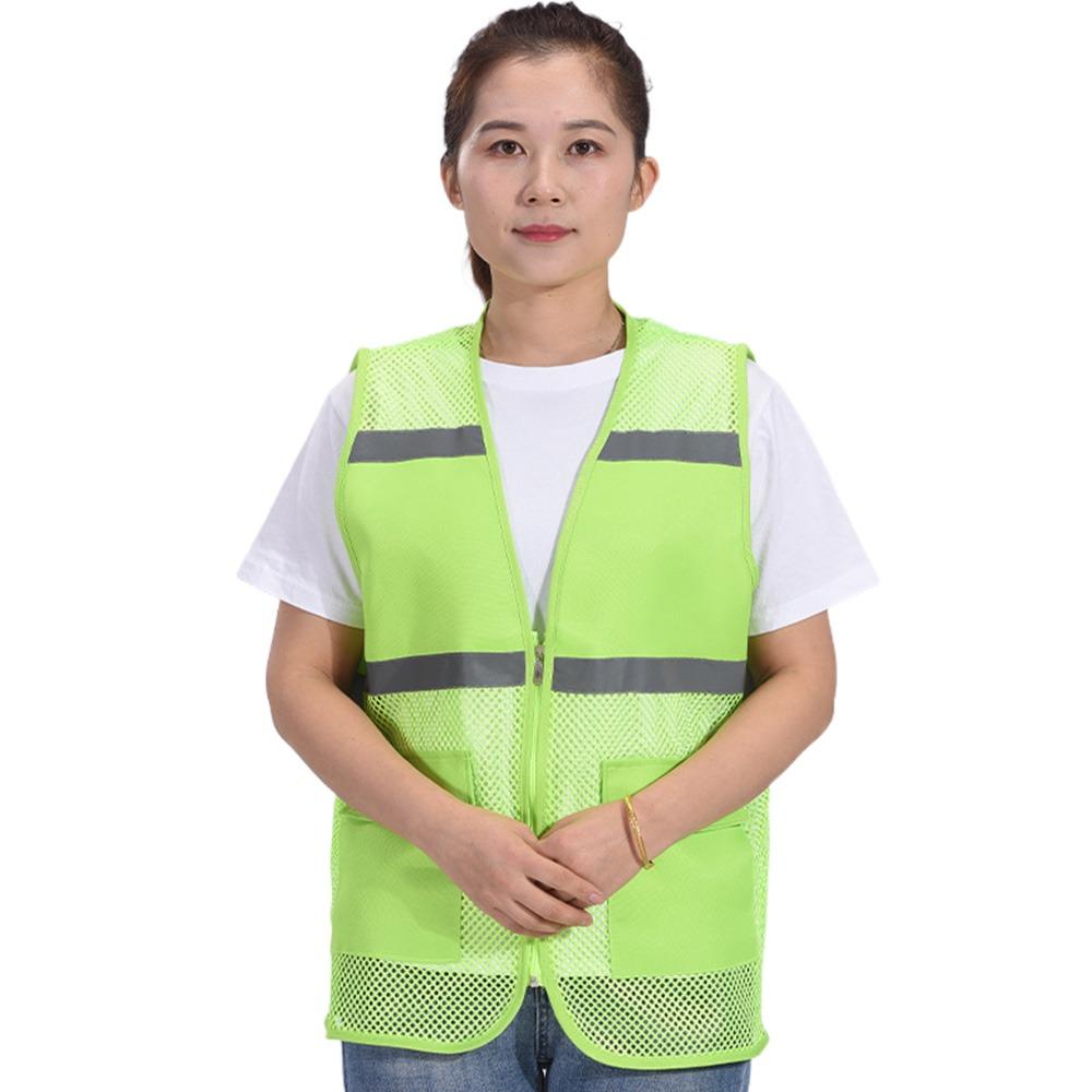 Ärmlös V-ringad Väst Genomskinlig Nätväst Herr Dam Säkerhetsväst Utomhusaktiviteter