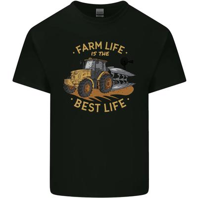 Farming Farm Life Is the Best Life Farmer Kids T-Shirt Childrens