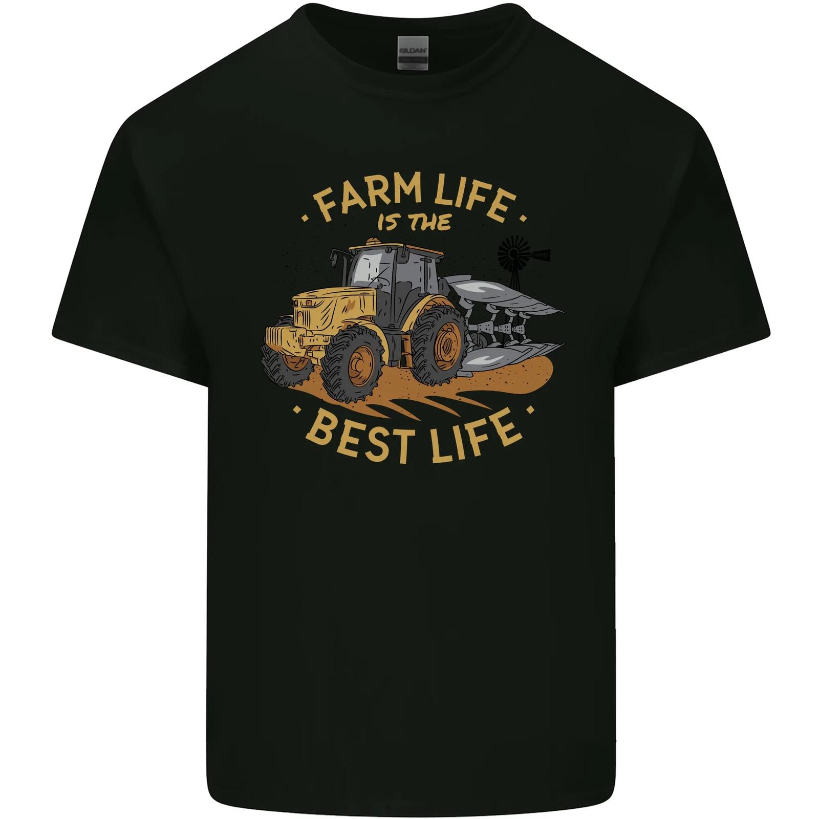 Farming Farm Life is the Best Life Farmer Kids T-Shirt Childrens 3XL