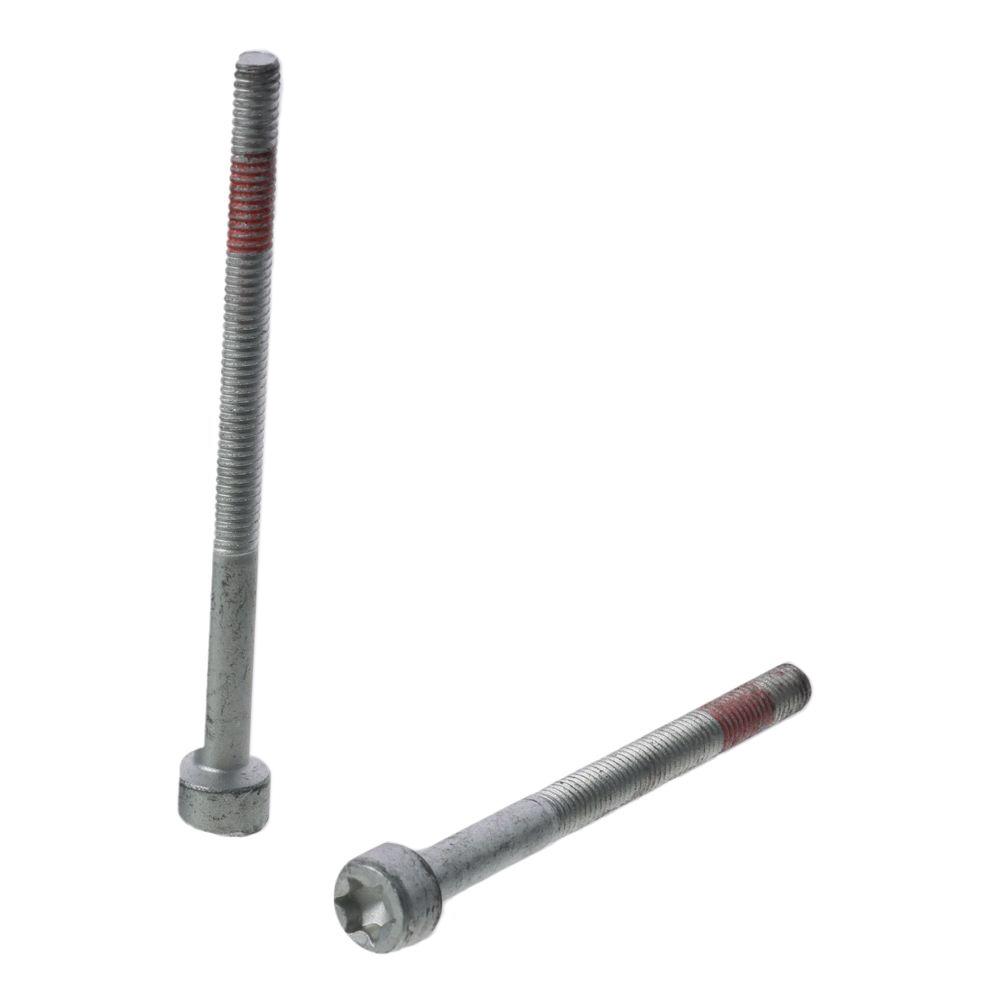 6 Sets Washer Kit 3.35x0.21in Lower Fuel Injector Metal Silver Nozzle Bolt Red A0009902907 Car Accessories for Dodge Diesel 6Cyl