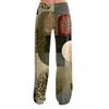 Women's Casual, Fashionable, Retro-print Loose-fitting Loungewear Pajamas