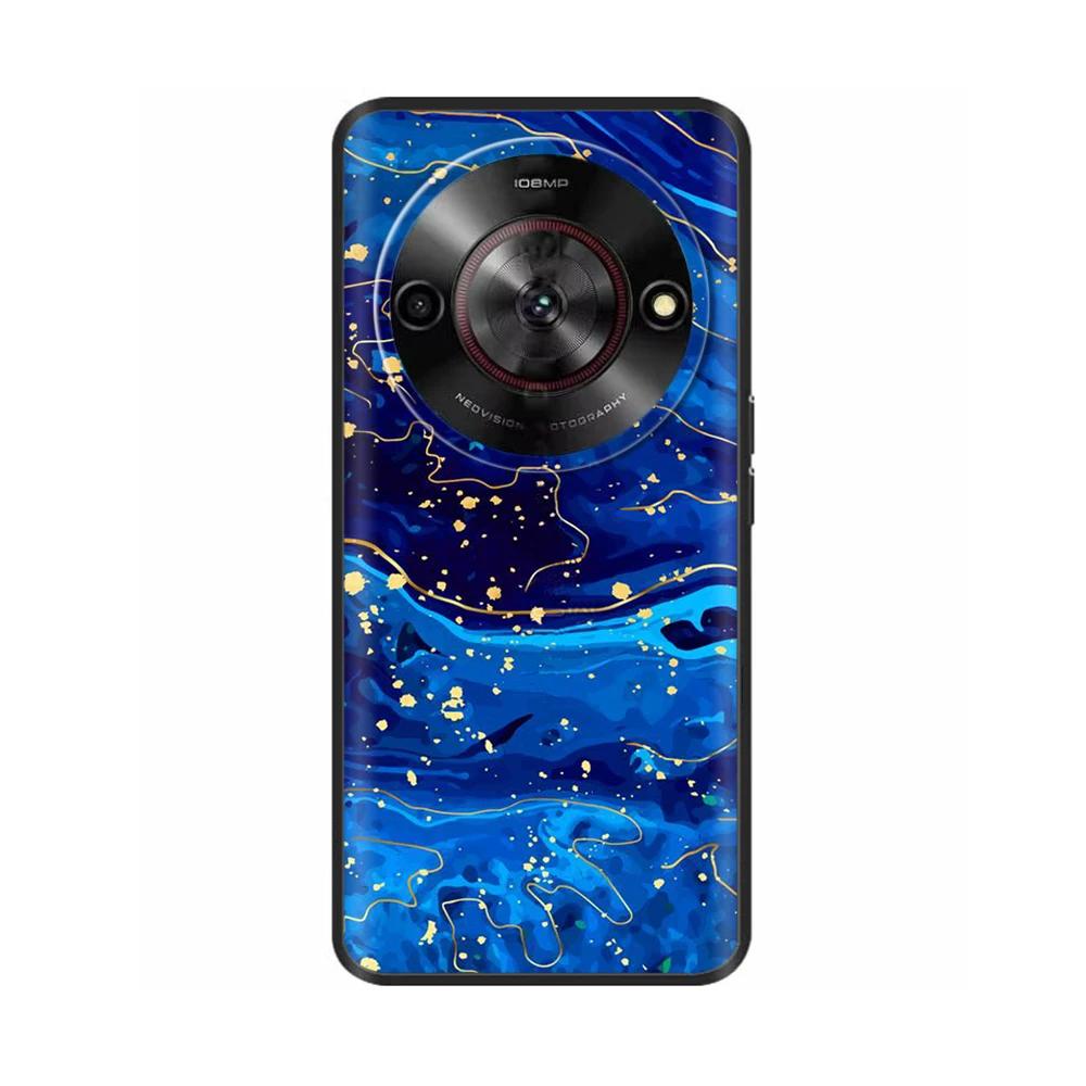 Painted Cover For ZTE Blade A75 5G Case Soft Silicone Fundas Shockproof Shell Back Cover For ZTE Blade A75 5G 4G Cases Bumper