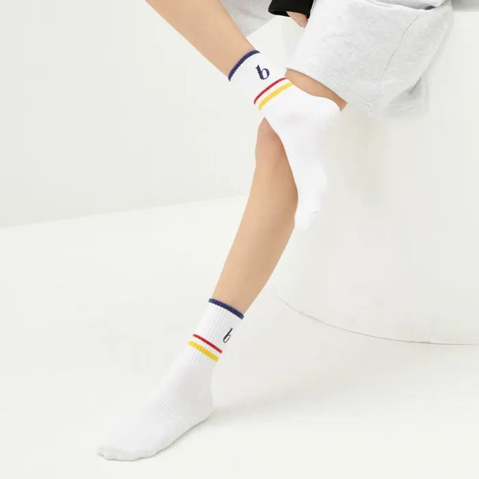 [Banana Sisters] Line B Ribbed Socks_4 colors
