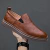 2025 Autumn New Large Size Fashion Versatile Single Shoes Overboard Shoes Business Dress Cowhide Men's Shoes