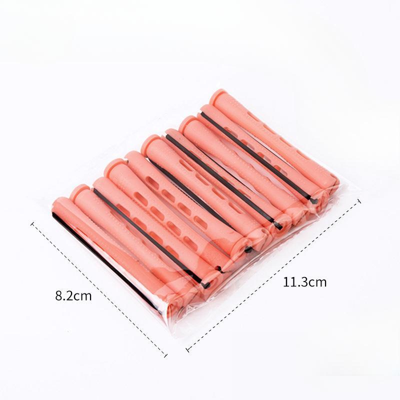 10pcs Hair Cold Roller Heatless Curling Curlers Hair Heatless Curling Rods Magic Hair Curlers Without Heat Wave Curly Perm Rods