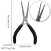 Handmade 5" Pink Handle Toothless Needle Nose Jewelry Pliers Set