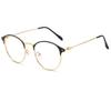 Metal Oval Myopia Light-sensitive Prescription Eyeglasses Women Men Retro Computer Optical Spectacles Diopter 0 -0.5 -0.75 To -6.0