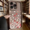 Pastel Hearts Confetti Soft TPU Phone Case for iPhone 17 16 15 14 13 12 11 Pro Max Plus Shockproof Anti-Slip Cover