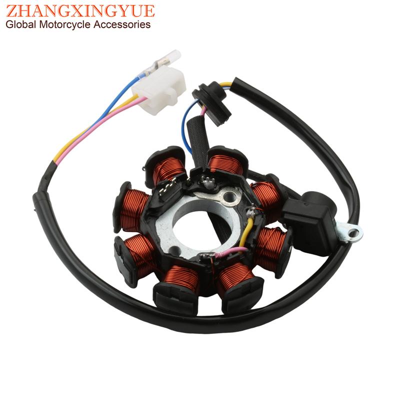 Scooter Coil Magneto Stator For Kymco Agility 125 R16 Agility125 RS Like 125 Agility 150 31120-LFC3-E10 4T