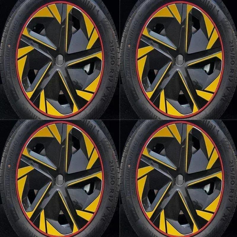 For MG MULAN MG4 EV 4PCS/SET Hub Wheel Sticker 17-18-Inch Automobile Full Cover Car Accessories