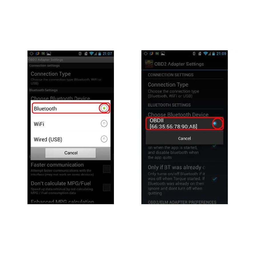 ELM327 Diagnostikadapter Super Mini ELM 327 BT För Android Torque OBDII Kodläsare OBD2 Bilskanner för Android/PC