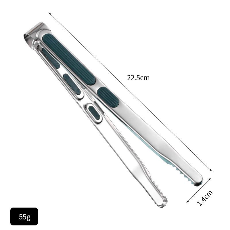 Stainless Steel Anti-Scald BBQ & Roasting Tongs for Bread, Meat, and Steak - Perfect Kitchen & Baking Utensil