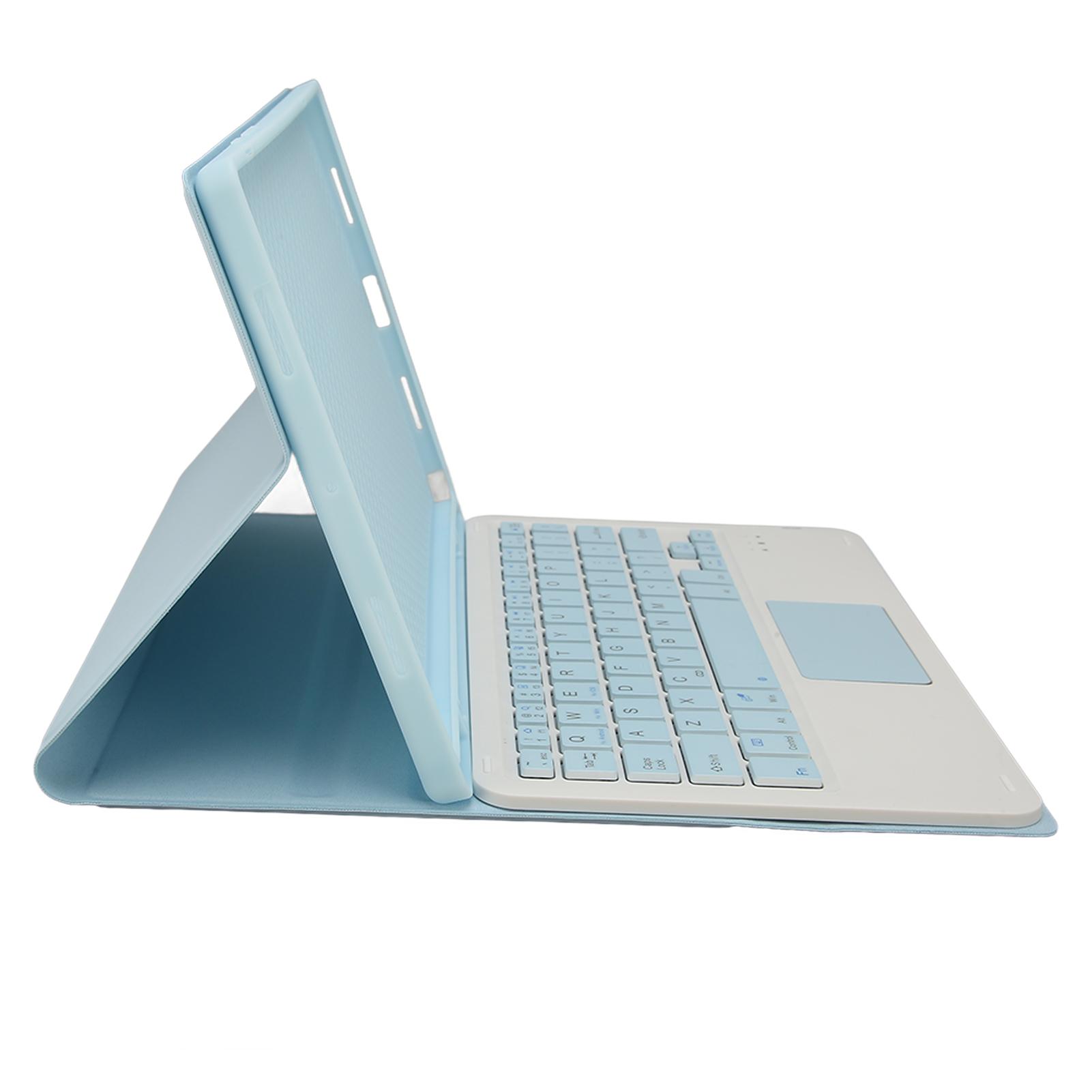 

Чехол-клавиатура для планшета, съемный магнитный чехол, синий мягкий чехол для трекпада с гнездом для ручки для Tab A8 10,5 дюймов