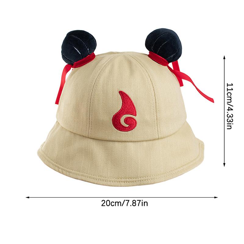 Cute Round Head Design For Men And Women Meatball Shaped Fisherman Hat For Summer Outdoor Leisure And Sun Shading