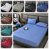 Solid Color Waterproof Bedsheet with Anti Slip, Soft and Comfortable, Stain Resistant and Urine Repellent