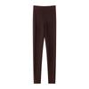 Women's Slimming Cashmere Knit Base Layer Pants - Soft, High Elastic, Warm, Tight-Fitting for Autumn/Winter