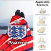 Custom Name England Football Crest Blanket Lightweight Ideal Bedding Blanket Perfect for Travel, Camping, Living Rooms, Sofas, Christmas gift