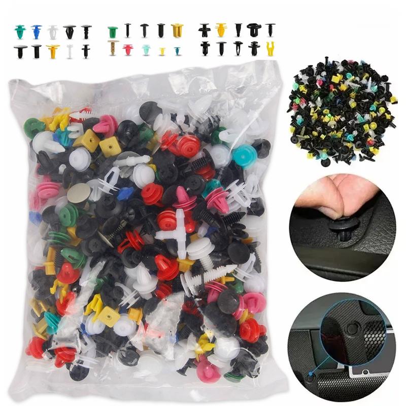 50/1000Pcs Universal Mixed Car Plastic Clips Fastener Screws Auto Bumper Interior Decoration Retainer Rivet Assortment Kit
