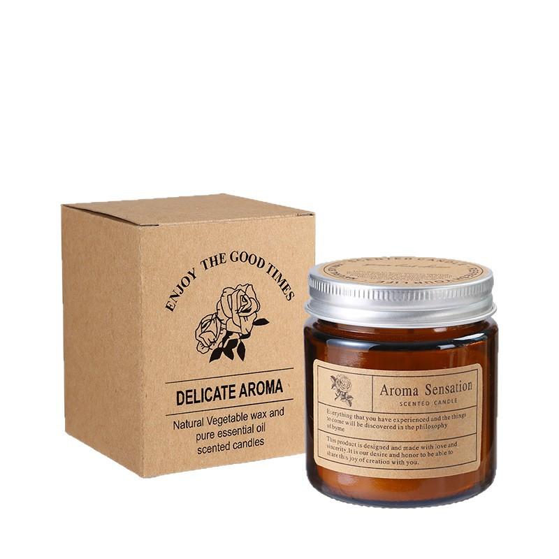 Aromatherapy Candles Handmade DIY Fragrance Plant Wax Ins Essential Oil Glass Souvenir