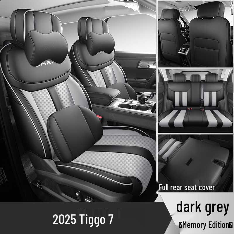 2025-2026 Chery Tiggo 7 7-Seater Full Coverage Car Seat Cover Mat - Four Seasons Usage