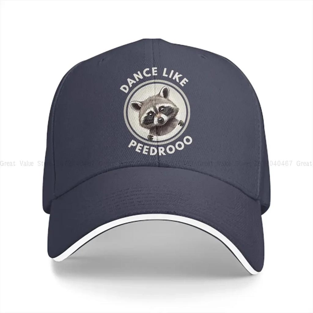 Pure Color Dad Hats Dancing Unisex's Hat Sun Visor Baseball Caps Pedro Raccoon Animals Peaked Cap