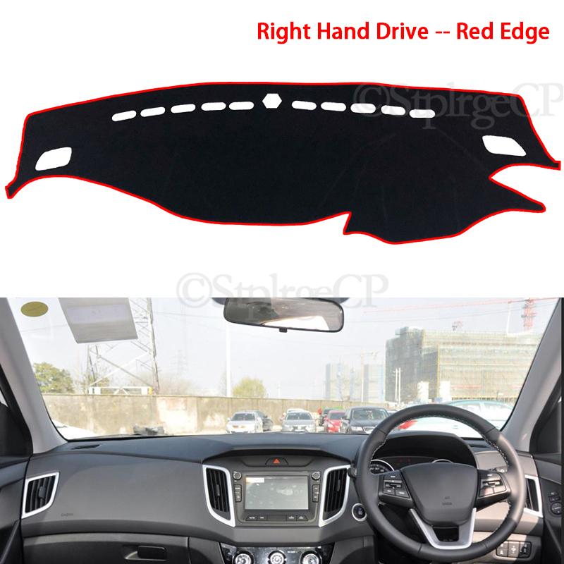 Anti-Slip Mat Dashboard Cover Pad Sunshade Dashmat Carpet Car Accessories for Hyundai Creta Ix25 2014 2015 2016 2017 2018 2019