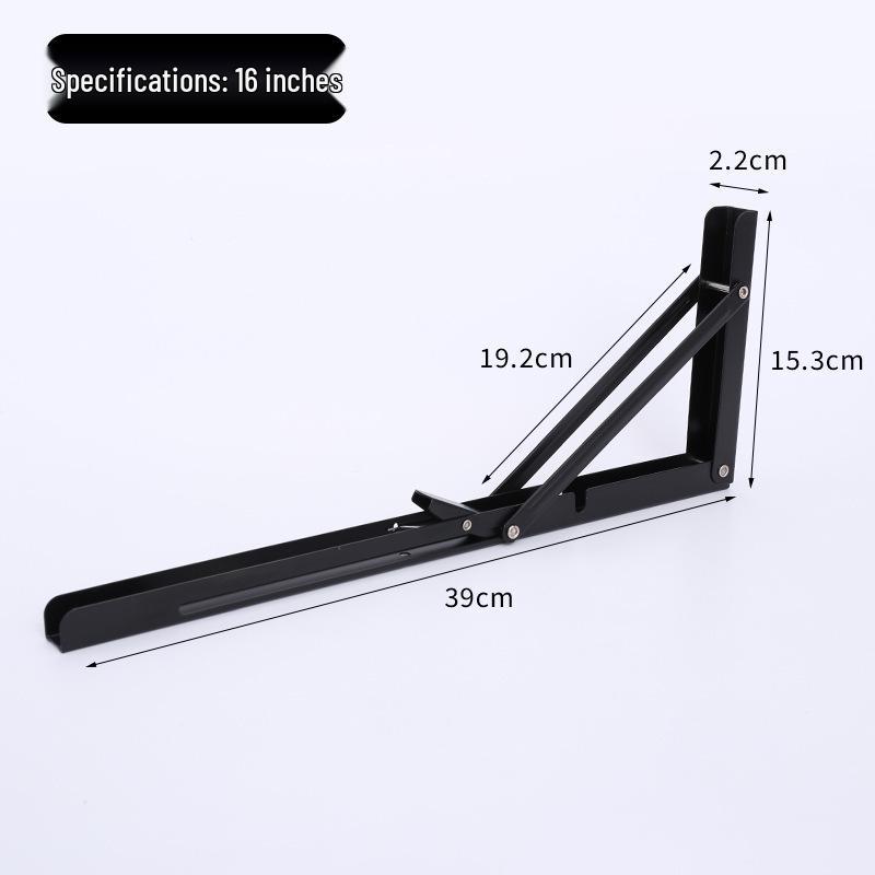 Thickened Stainless Steel Foldable Triangle Shelf Bracket for Wall Support