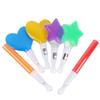 Heart and Star Glow Stick Wand - Light-Up Toy for Concerts and Events