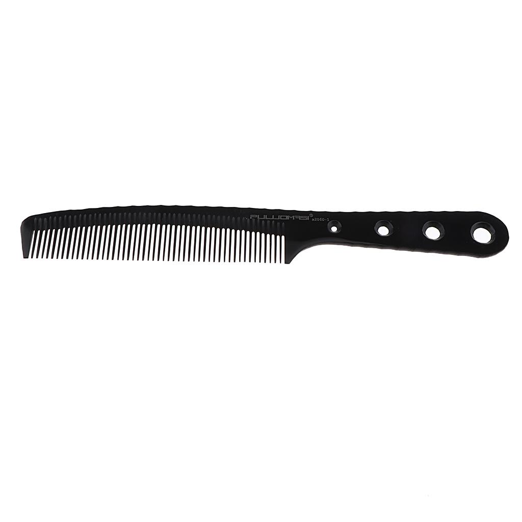 Size Hair Comb Unbreakable Plastic Hairdressing Styling Black, a2060-1
