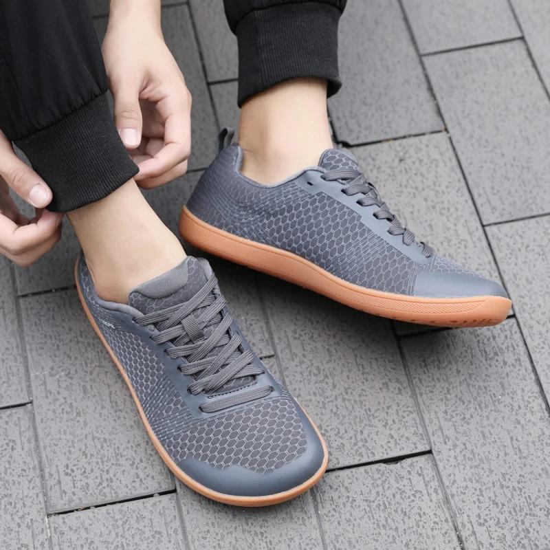 Fashion Men's Flat Shoes for Running and Fitness Lightweight Sports Shoes Designed with Wide Feet Breathable Mesh Summer Women's Shoes