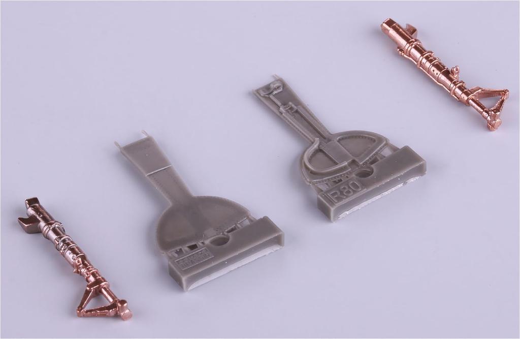 Eduard 1/48 Big Thin Messerschmitt Bf109F Teile-Set (für Eduard) Kunststoffmodellbauteile EDUSIN648114