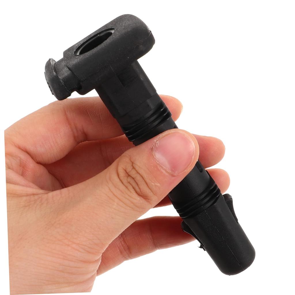 LIFKOME 2pcs Head Guide Car Headrest Guide Plastic Headrest Guide Rear Headrest Guide Headrest Clip Guide Headrest Tube Guide Black