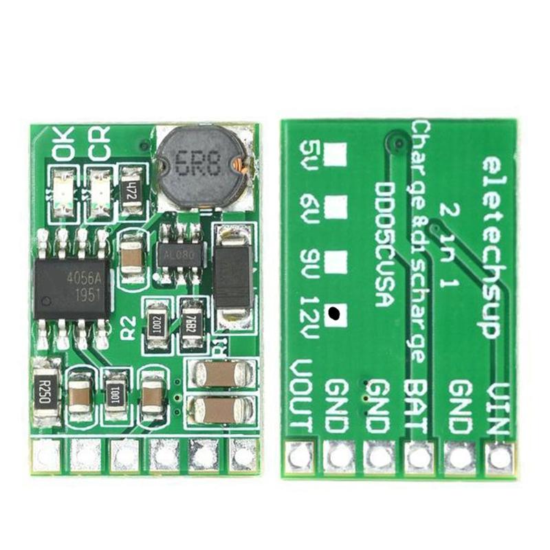 1 sztuka 3,7 V na 5 V/6 V/9 V/12 V DC-DC regulator napięcia podwyższający Dd05Cvsa moduł konwertera podwyższającego dla baterii litowej 1S do banku energii DIY