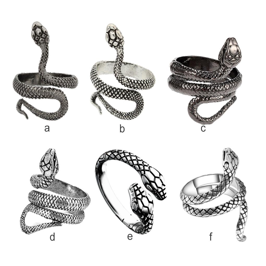 Adjustable Size Rings Fashion Vintage Plating Exaggerated Friendship Ring Accessories Alloy Jewelry Supply Ornaments