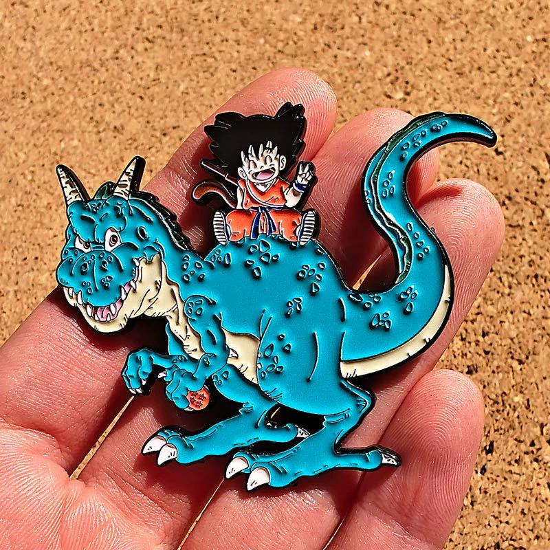 Anime Dragon Ball Enamel Pins Goku Dragon Super Saiyan Brooches Backpacks Clothing Jewelry Metal Badge Accessories Gifts