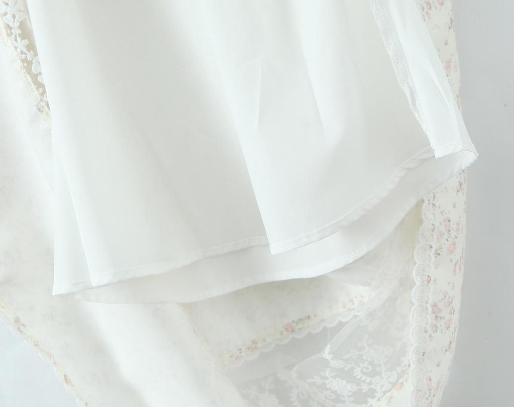 2026 Chic Lace Sweetheart Patchwork V-Neck Midi Dress with Open Back