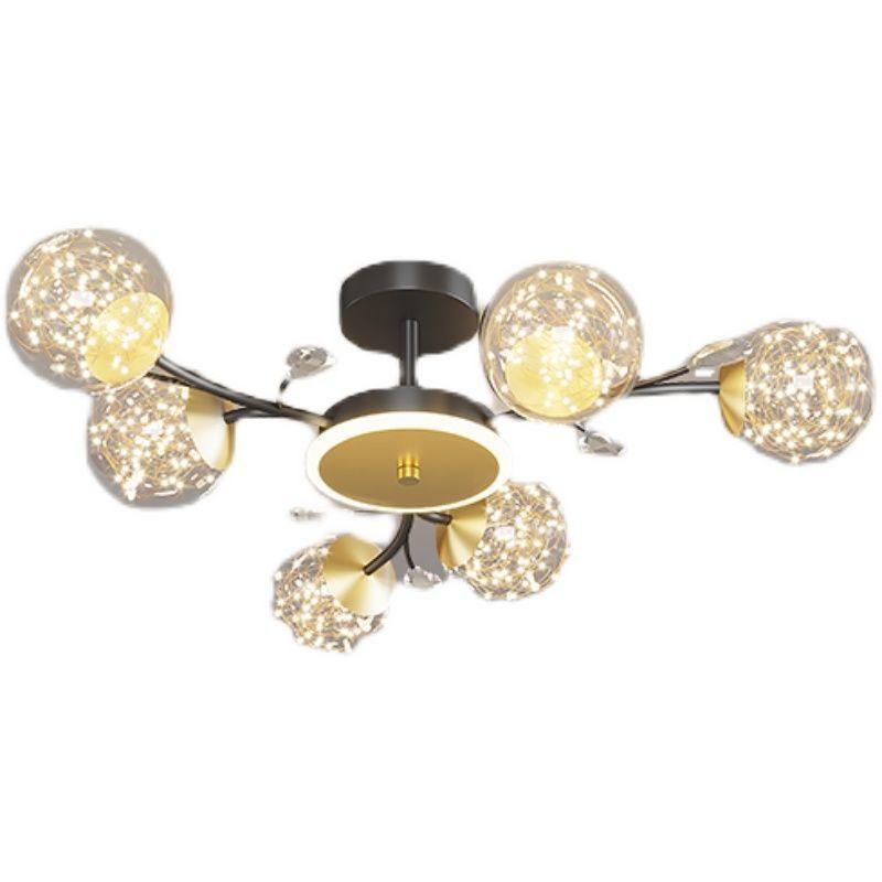 Современная минималистичная звездная люстра, хрустальный свет, роскошная люстра для гостиной, люстра для спальни 6 heads