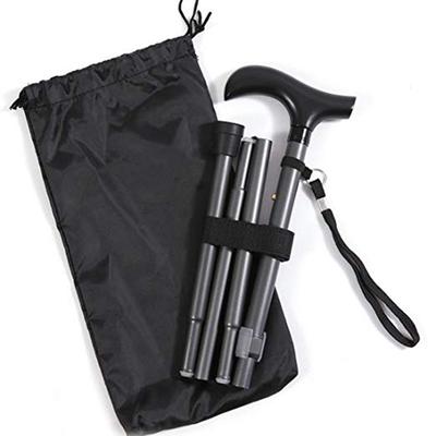Folding Cane Storage Bag Folding Walking Sticks Carrying Pouch Case Durable Holder with Drawstring