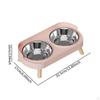 Cat Dog Water Food Bowl Easy to Feeding Dish Raised for Kitten Small Medium Dogs