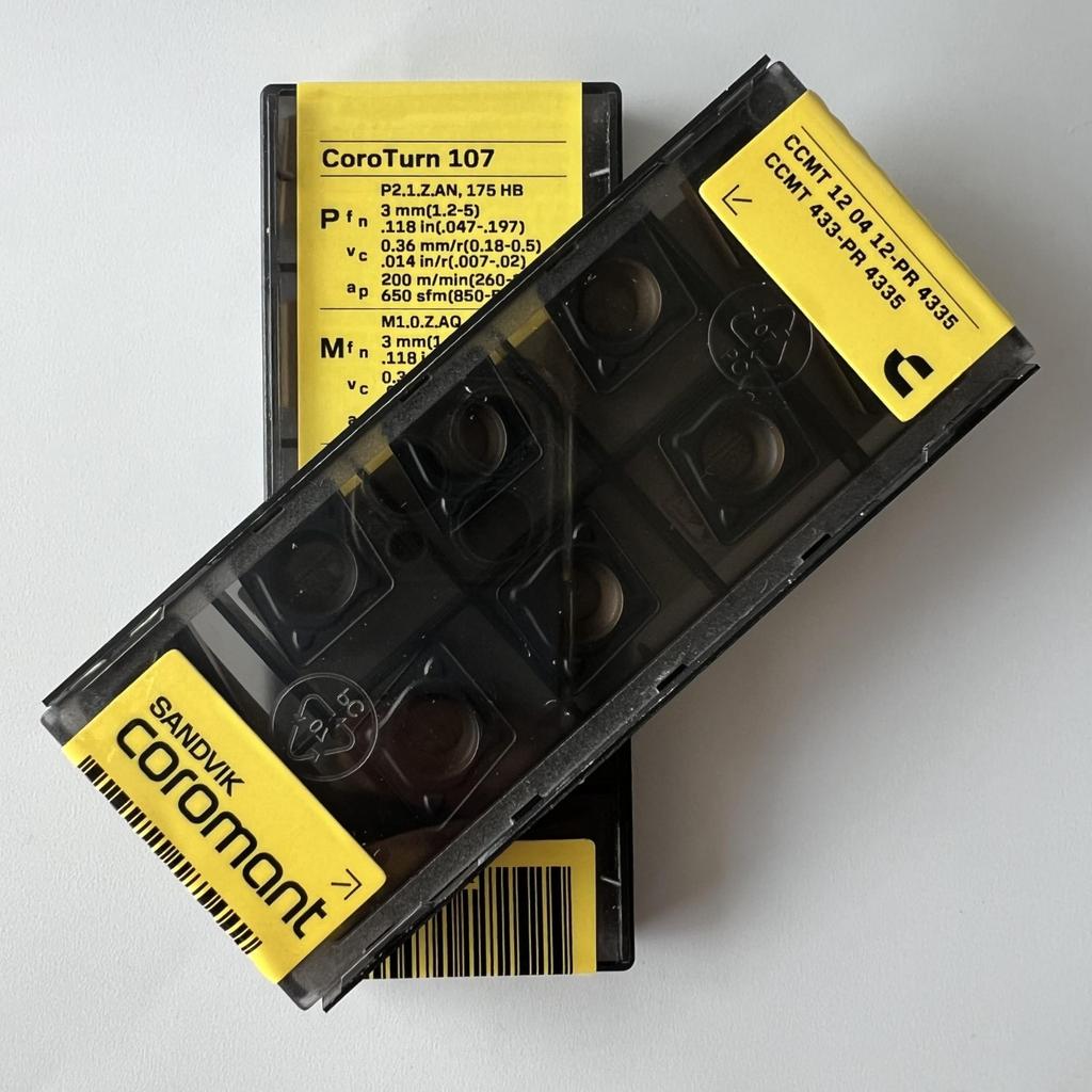 Sandvik / CCMT120412-PR 4335 / Original Swedish Hard Alloy Blade 10 Pcs