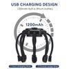 Electric Head Massager Octopus Massager 20 Contracts 5 Modes Scalp Massager 2 Extra Long Contract Red Light Therapy Device