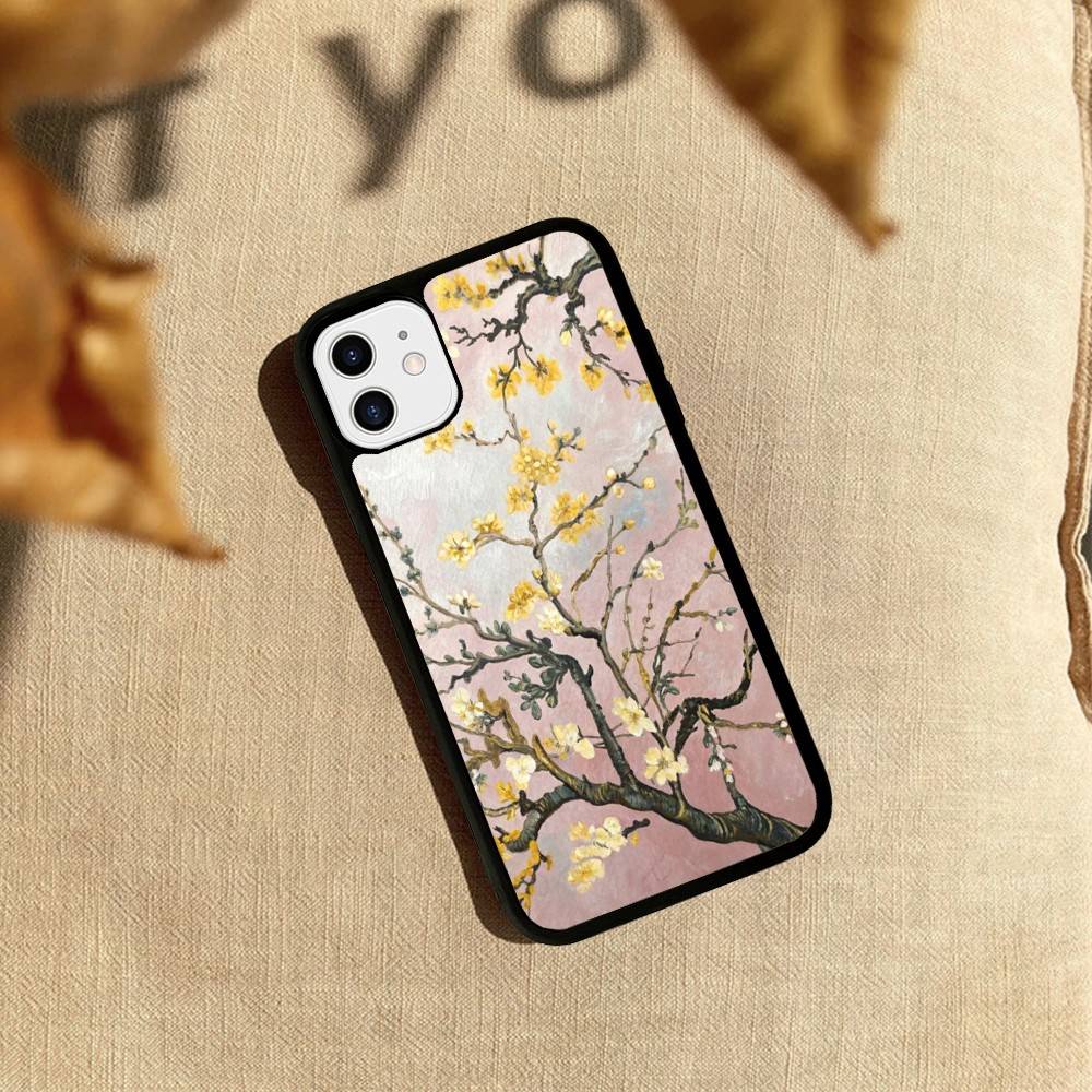 Art Vincent Van Gogh Phone Case For iPhone 17 16 15 14 13 Plus 12 11 Pro Max PC+TPU Cases Back Cover