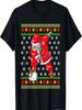 African American Mrs Claus Black Christmas Graphic T-Shirt