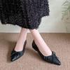 Fashion New 2025 Fashion Pointed Toe Women Flats with Shoes Soft Butterfly-Knot Female Slip on Footwear Shallow Ladies Flats Shoes