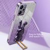 For Xiaomi Redmi Note 12 5G (Global) Phone Case Cute Rabbit Pull-out Kickstand Shockproof PC+TPU Cover