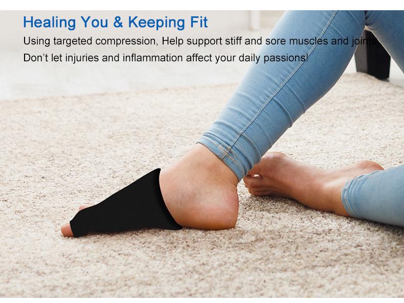 Elastic Gel Ice & Hot Ankle Support with Toe Protector