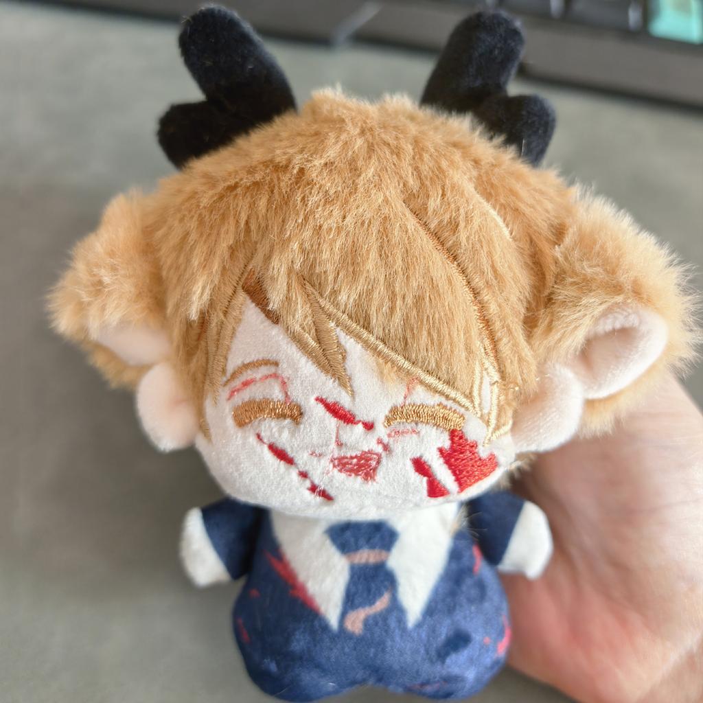 10Cm Stuffed Anime Hannibal Mads Mikkelsen Plushie Toys Peripherals Plush Doll Backpack Decorative Pendant Keycahin Gifts