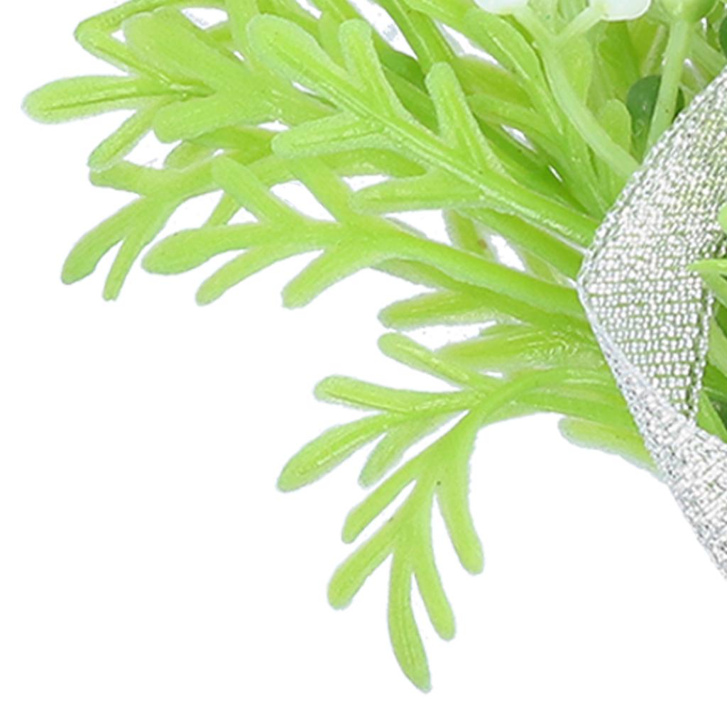 Artificial Flower Wedding Corsage Groom   Boutonniere Brooch Wedding Party Decor