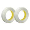 2 Roll Glass Fiber Tape 25mm Wide 50m Long Self Adhesive Strapping Tape for Transportation