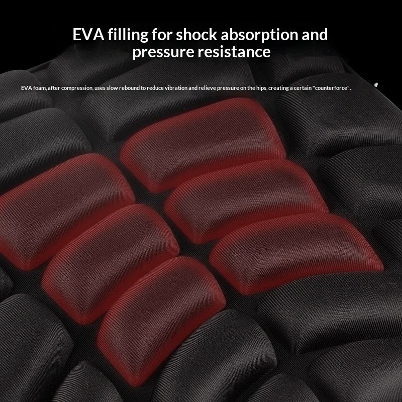 3D Comfort Gel Motorcycle Seat Pad 2pcs/set Universal Breathable Shock Absorbing Seat Cushion Cover for All Motorbike Models
